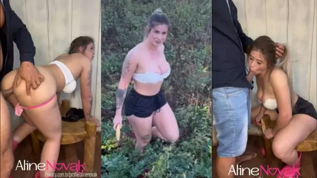 Aline Novak Fodendo E Chupando Depois De Sair Da Roça
